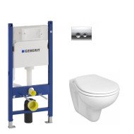 Комплект: Унітаз Kolo Idol + Інсталяція Geberit Duofix + Клавіша Delta 21 (M1310002U+458.126.00.1+115.125.21.1)