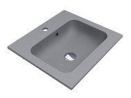 Умывальник DELLA 500 MIRASTONE GRAY