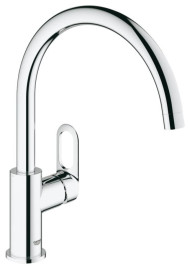 Змішувач для кухні Grohe BauLoop, одноважільний, хром (31368000)