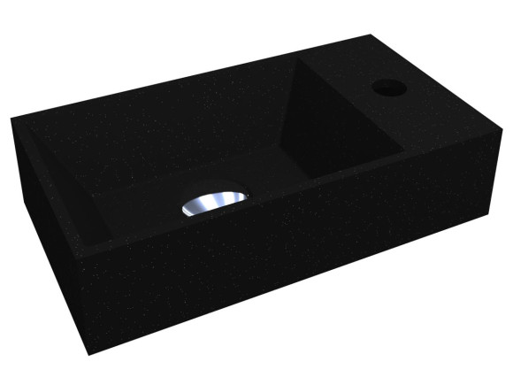 Умывальник COPPER 400 MIRASTONE BLACK