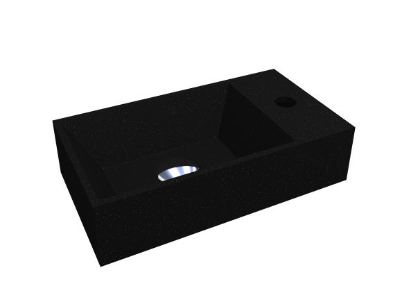 Умывальник COPPER 400 MIRASTONE BLACK