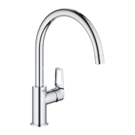 Змішувач для кухні Grohe BauLoop, одноважільний, хром (31368001)