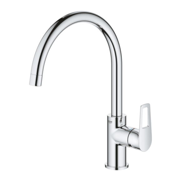 Змішувач для кухні Grohe BauLoop, одноважільний, хром (31368001)