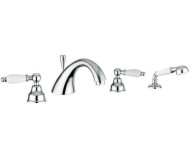 Змішувач для ванни Emmevi Deco Ceramica, двовентильний, золото (OR121120)