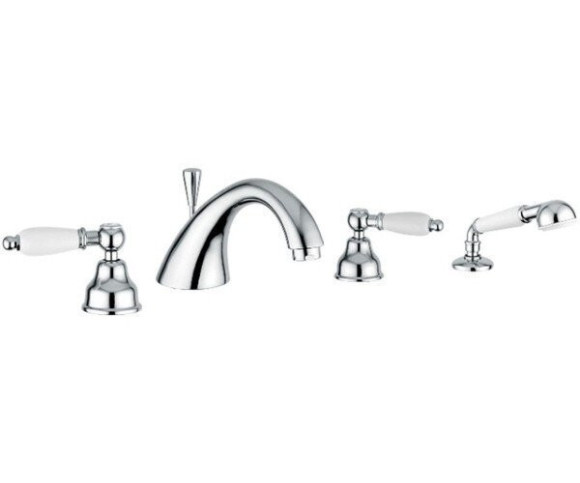 Змішувач для ванни Emmevi Deco Ceramica, двовентильний, золото (OR121120)