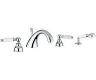 Змішувач для ванни Emmevi Deco Ceramica, двовентильний, золото (OR121120)