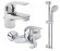 Комплект смесителей 3 в 1 Grohe Euroeco, хром (123226S)