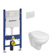 Комплект: Унітаз Kolo Idol + Інсталяція Geberit Duofix + Клавіша Delta 50 (M1310002U+458.126.00.1+115.135.11.1)