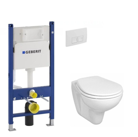 Комплект: Унітаз Kolo Idol + Інсталяція Geberit Duofix + Клавіша Delta 50 (M1310002U+458.126.00.1+115.135.11.1)