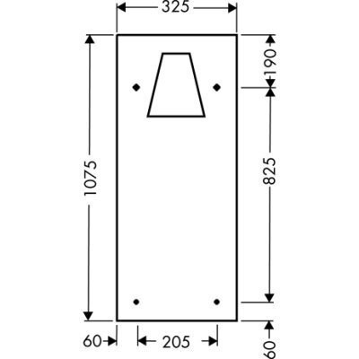 Дзеркало у ванну Axor Starck, 33x108 (40141000)