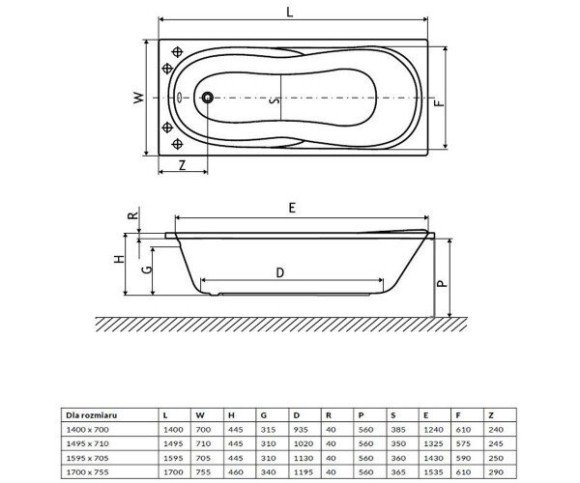 Ванна акриловая Excellent Sekvana, 170x75 (WAEX.SEK17WH) Ванна акриловая Excellent Sekvana, 170x75 (WAEX.SEK17WH)