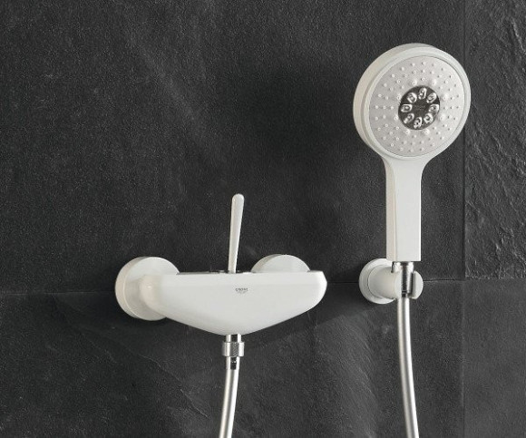 Змішувач для душу Grohe Eurodisc, джойстик, білий (23430LS0)