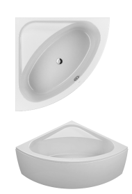 Ванна акрилова Villeroy&Boch Loop&Friends Oval, 140х140 (UBA140LFO3V-01)