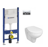Комплект: Унітаз Kolo Idol + Інсталяція Geberit Duofix + Клавіша Delta 50 (M1310002U+458.126.00.1+115.135.21.1)