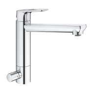Змішувач для кухні Grohe BauLoop, одноважільний, хром (31713000)