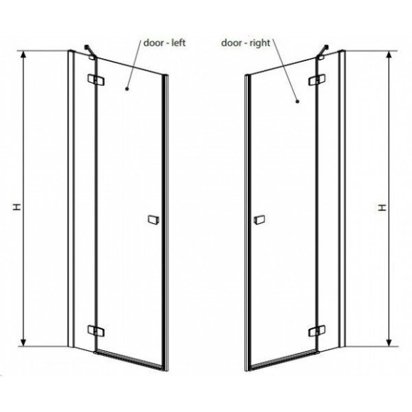 Душевые двери Radaway Fuenta New DWJ 100R, правые (384014-01-01R)