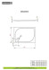 Душовий піддон Radaway Delos D, 80x75 (4D87545-03)