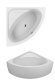 Ванна акриловая Villeroy&Boch Loop&Friends Oval, 140х140 (UBA140LFO3V-96)