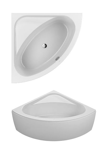 Ванна акриловая Villeroy&Boch Loop&Friends Oval, 140х140 (UBA140LFO3V-96)