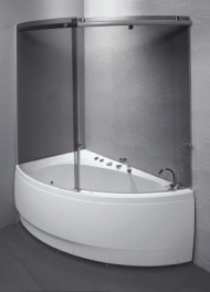 Шторка для ванни Balteco Idea 15, 155x153 (IDEA)