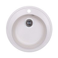 Кухонная мойка гранитная Cosh, 51x51, белый (COSHD51K203)