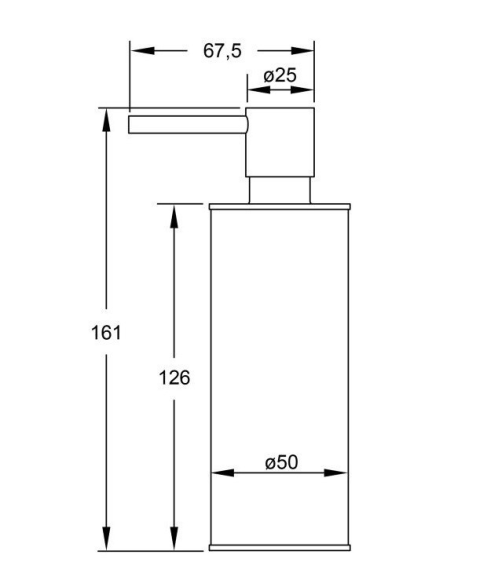 Дозатор для жидкого мыла Steinberg Serie 650 (650 8050)