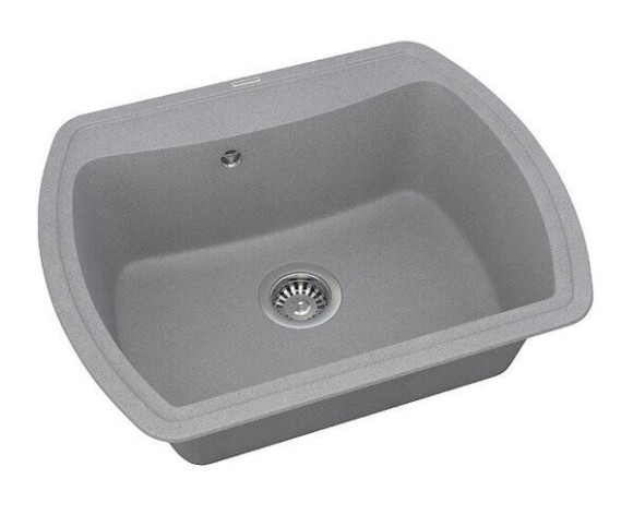 Кухонна мийка гранітна Vankor Norton, 63x51, сірий (NORTON NMP 01.63 GRAY)
