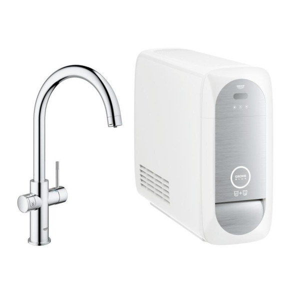 Смеситель для кухни Grohe Blue Home, однорычажный, хром (31455000)