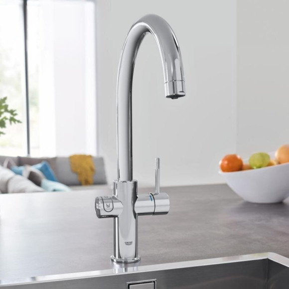 Смеситель для кухни Grohe Blue Home, однорычажный, хром (31455000)