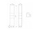 Пенал в ванную Sanwerk Alessa, 35 (MV0000134)