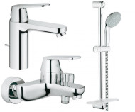 Комплект змішувачів 3 в 1 Grohe Eurosmart Cosmopolitan, хром (UA126112M0)