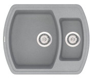 Кухонна мийка гранітна Vankor Norton, 63x51, сірий (NORTON NMP 03.63 GRAY)