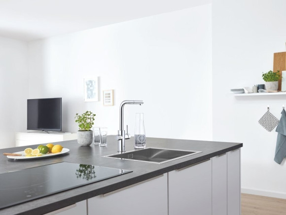 Змішувач для кухні Grohe Blue Home, одноважільний, хром (31539000)