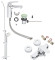 Комплект змішувачів 3 в 1 Grohe Eurosmart Cosmopolitan, хром (126114M)