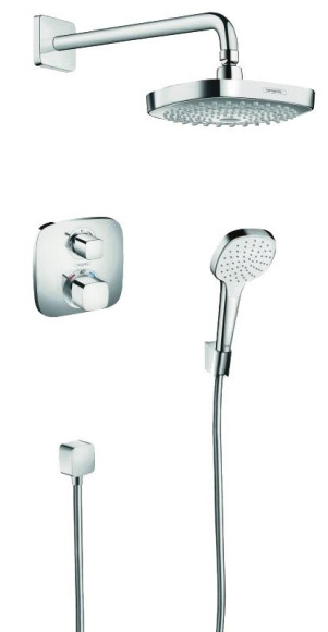 Душова система Hansgrohe Croma Select E/Ecostat E (27294000)