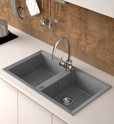 Кухонная мойка гранитная Marmorin Cire, 87x50, бежевый (3752030)