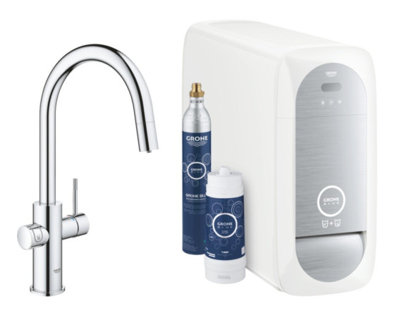 Змішувач для кухні Grohe Blue Home, одноважільний, хром (31541000)