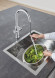 Змішувач для кухні Grohe Blue Home, одноважільний, хром (31541000)