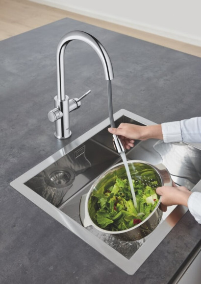 Змішувач для кухні Grohe Blue Home, одноважільний, хром (31541000)