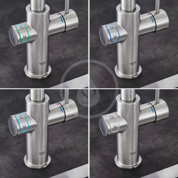 Змішувач для кухні Grohe Blue Home, одноважільний, хром (31541000)