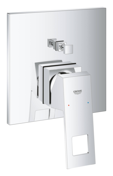 Змішувач для ванни Grohe Eurocube, одноважільний, хром (24062000)