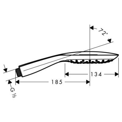 Ручний душ Hansgrohe PuraVida 150 3jet (28557000)