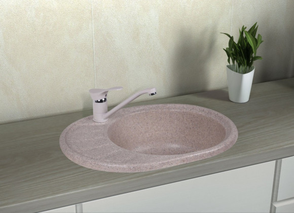 Кухонная мойка гранитная Cosh, 57x46, бежевый (COSH5845K300)