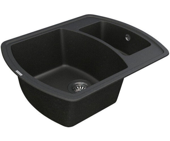 Кухонна мийка гранітна Vankor Norton, 63x51, чорний (NORTON NMP 03.63 BLACK)