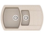Кухонна мийка гранітна Vankor Norton, 86x51, бежевий (NORTON NMP 04.86 BEIGE)