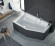 Ванна акриловая Excellent Vesper, левая, 160x100 (WAEX.VEL16WH)