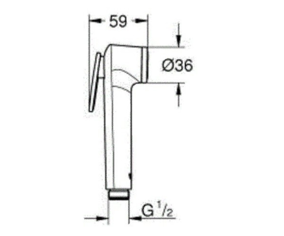 Гігієнічний душ Grohe Tempesta (28020L01)