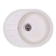 Кухонная мойка гранитная Cosh, 57x46, белый (COSH5845K203)