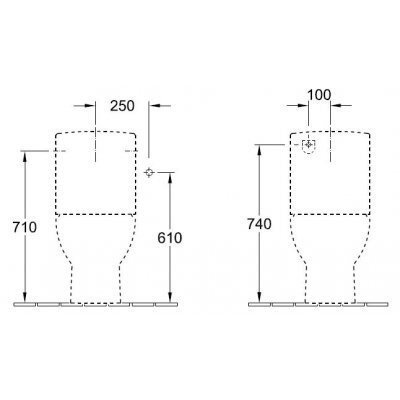Унитаз напольный Villeroy&Boch Subway (661010R3) Унитаз напольный Villeroy&Boch Subway (661010R3)