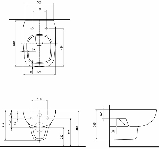 Унітаз підвісний Kolo Style Rimfree (L23120000)